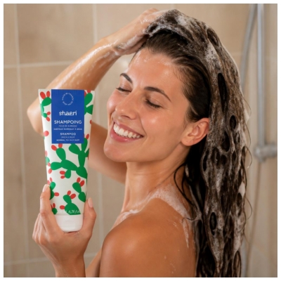 Shaeri Shampoing Figue de Barbarie Cheveux Normaux à Gras 200 ml