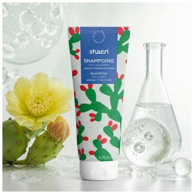 Shaeri Shampoing Figue de Barbarie Cheveux Normaux à Gras 200 ml