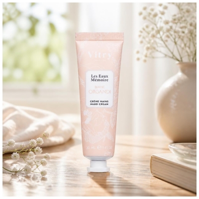 Vitry Les Eaux Mémoires Blanc Organdi Crème Mains 30 ml