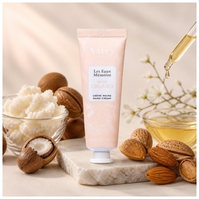 Vitry Les Eaux Mémoires Blanc Organdi Crème Mains 30 ml