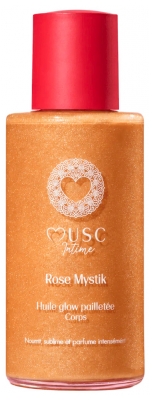 Musc Intime Huile Glow Pailletée Corps Rose Mystik 100 ml