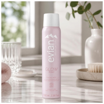 Evian Brumisateur Éclat Bio 100 ml