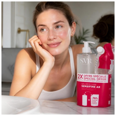 SVR Sensifine AR Eau Micellaire 400 ml +1 Éco-Recharge 400 ml