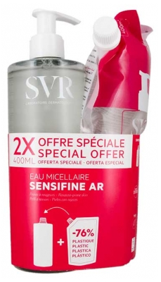 SVR Sensifine AR Eau Micellaire 400 ml +1 Éco-Recharge 400 ml