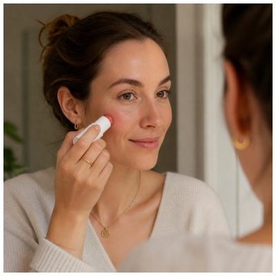 Florame Stick Bonne Mine aux Huiles Végétales Blush & Lèvres Bio 6 g