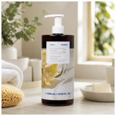 Korres Gel Douche Nettoyant Corporel Gardenia Grec 1 L