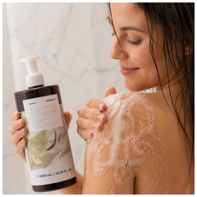 Korres Gel Douche Nettoyant Corporel Gardenia Grec 1 L