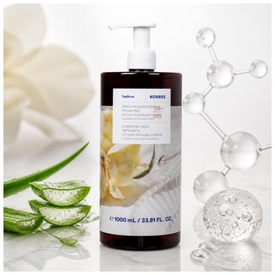 Korres Gel Douche Nettoyant Corporel Gardenia Grec 1 L
