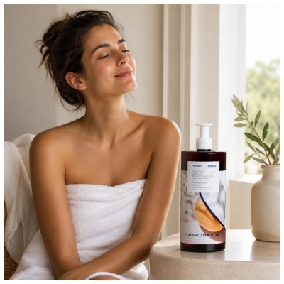 Korres Gel Douche Pamplemousse à l'Extrait de Sauge Purifiante 1 L
