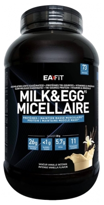Eafit Milk & Egg 95 Micellaire 2,2 kg - Goût : Vanille