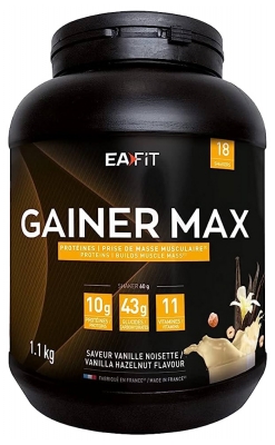 Eafit Gainer Max Construction Musculaire 1,1 kg - Parfum : Vanille Intense