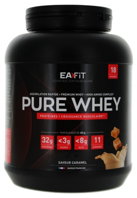 Eafit Pure Whey 750 Fraise - Parfum : Caramel