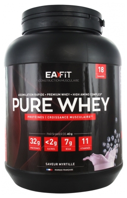 Eafit Pure Whey 750 Fraise - Parfum : Myrtille