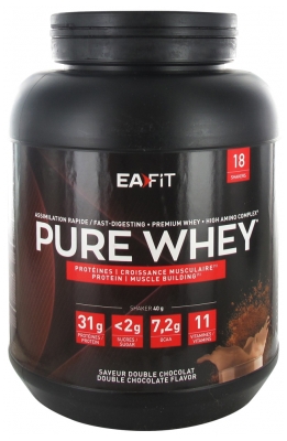 Eafit Pure Whey 750 Fraise - Parfum : Double Chocolat