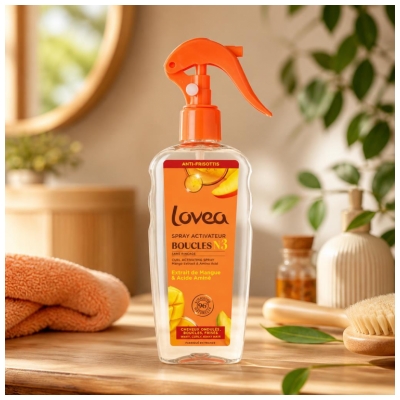 Lovea Spray Activateur Boucles Cheveux Ondulés Bouclés Frisés 200 ml