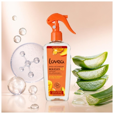 Lovea Spray Activateur Boucles Cheveux Ondulés Bouclés Frisés 200 ml