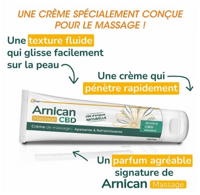 Arnican Crème de Massage CBD Apaisante et Rafraichissante 60 g
