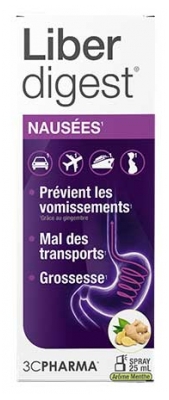 3C Pharma Liberdigest Spray Nausées 25 ml