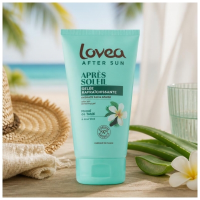 Lovea Gelée Rafraîchissante Après Soleil Aloe Vera et Monoï de Tahiti 150 ml