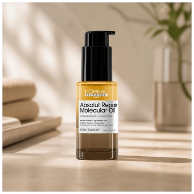 Absolut Repair Molecular L'Oréal Professionne Huile Bi-Phase Réparatrice 30 ml