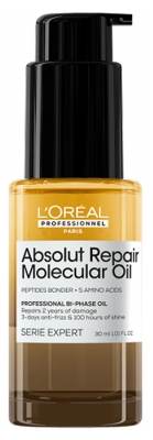 Absolut Repair Molecular L'Oréal Professionne Huile Bi-Phase Réparatrice 30 ml