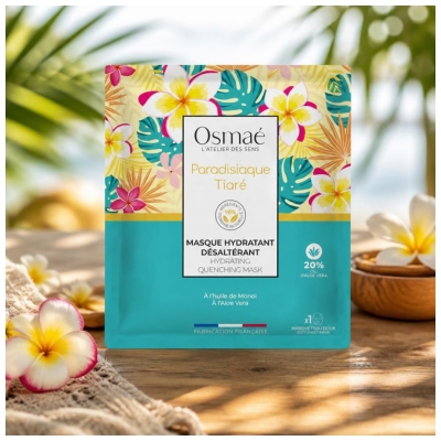 Osmaé Paradisiaque Tiaré Masque Hydratant Désaltérant 25 g