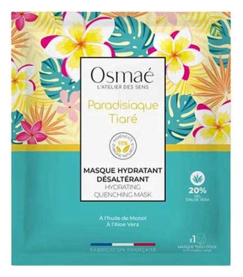 Osmaé Paradisiaque Tiaré Masque Hydratant Désaltérant 25 g