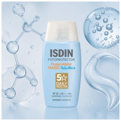 Isdin Fotoprotector Magic Pediatrics Fusion Water Dès 6 Mois SPF50 50 ml