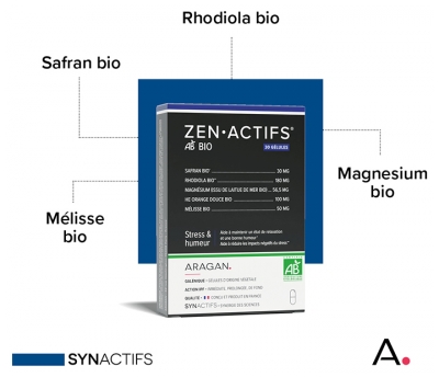 Aragan Seren Actifs Humeur & Stress 30 Gélules