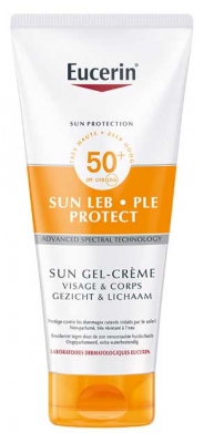 Eucerin Sun Protection Leb Protect Sun Gel-Crème Visage & Corps SPF50+ 150 ml