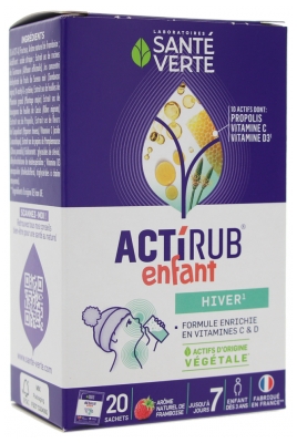 Actirub Enfant Sachets 20 Unités - Goût : Framboise