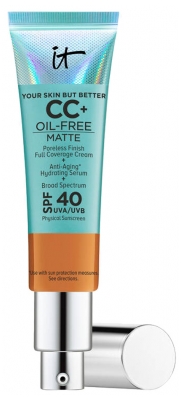 It Cosmetics Your Skin But Better Cc+ Cream Oïl Free Matte SPF 40 Cc Crème Correctrice Haute Couvrance Anti-Pores Apparents 32 ml