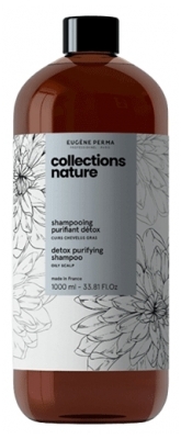 Eugène Perma Collections Nature Shampoing Purifiant Détox Cuirs Chevelus Gras 1000 ml