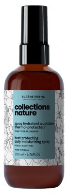 Eugène Perma Collections Nature Spray Hydratant Quotidien Thermo-Protecteur Tous Types de Cheveux 200 ml
