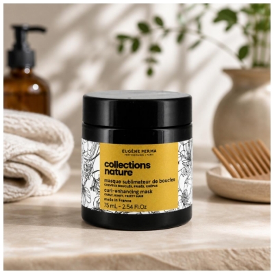 Eugène Perma Collections Nature Masque Sublimateur de Boucles Cheveux Bouclés Frisés Crépus 100 ml