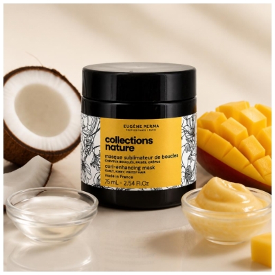 Eugène Perma Collections Nature Masque Sublimateur de Boucles Cheveux Bouclés Frisés Crépus 100 ml