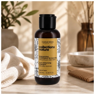 Eugène Perma Collections Nature Shampoing Sublimateur de Boucles Cheveux Bouclés Frisés Crépus 100 ml
