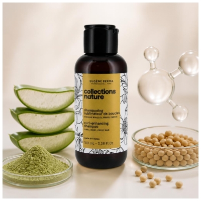 Eugène Perma Collections Nature Shampoing Sublimateur de Boucles Cheveux Bouclés Frisés Crépus 100 ml