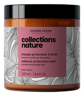 Eugène Perma Collections Nature Masque Protecteur d'Éclat Cheveux Colorés ou Décolorés 220 ml
