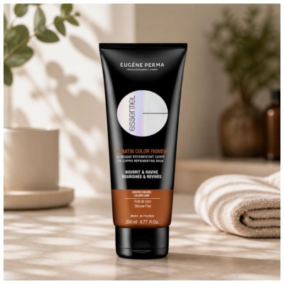 Eugène Perma Essentiel Masque Keratin Color Pigment Repigmentant Cuivré Sans Silicone 200 ml