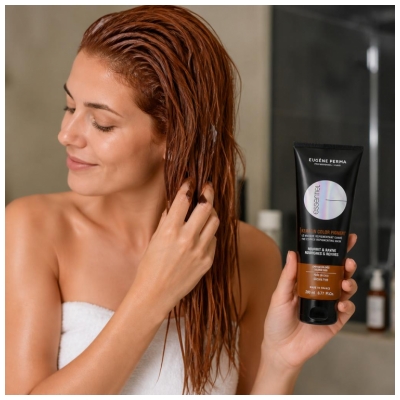 Eugène Perma Essentiel Masque Keratin Color Pigment Repigmentant Cuivré Sans Silicone 200 ml