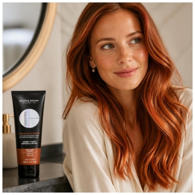 Eugène Perma Essentiel Masque Keratin Color Pigment Repigmentant Cuivré Sans Silicone 200 ml
