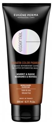 Eugène Perma Essentiel Masque Keratin Color Pigment Repigmentant Cuivré Sans Silicone 200 ml