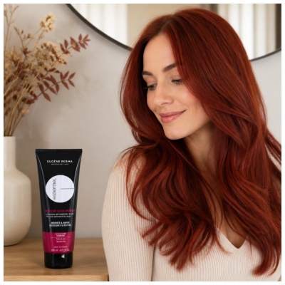 Eugène Perma Essentiel Keratin Color Pigment Masque Repigmentant Rouge Sans Silicone 200 ml