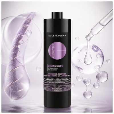 Eugène Perma Essentiel Le Shampoing Keratin Silver 1000 ml