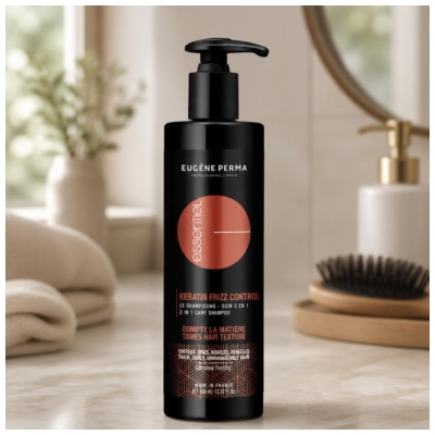 Essentiel le Shampooing Soin 2 en 1 Keratin Frizz Control 400 ml