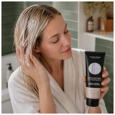 Eugène Perma Essentiel Keratin Color Pigment Masque Repigmentant Blond Beige Sans Silicone 200 ml