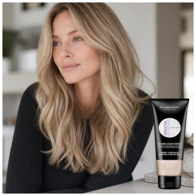 Eugène Perma Essentiel Keratin Color Pigment Masque Repigmentant Blond Beige Sans Silicone 200 ml