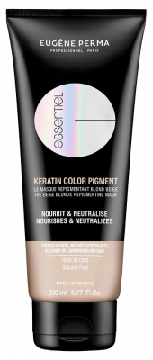 Eugène Perma Essentiel Keratin Color Pigment Masque Repigmentant Blond Beige Sans Silicone 200 ml