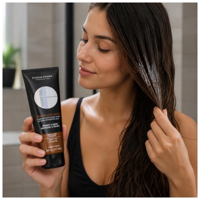 Eugène Perma Essentiel Keratin Color Pigment Masque Repigmentant Marron Sans Silicone 200 ml 